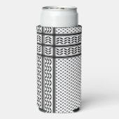 Keffiyeh Symbool van het Palestijnse Verzetspatroo (Seltzer Achterkant)