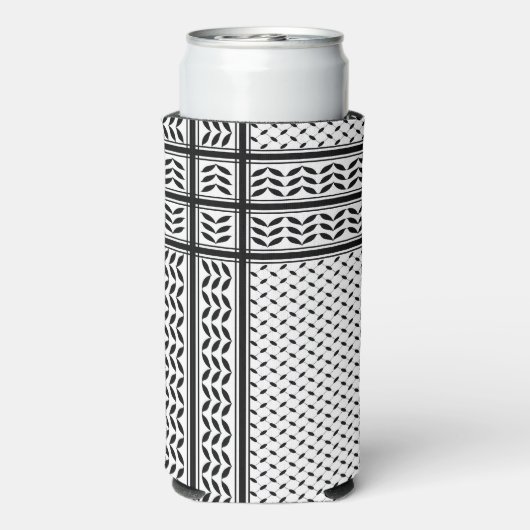 Keffiyeh Symbool van het Palestijnse Verzetspatroo (Seltzer Achterkant)