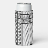 Keffiyeh Symbool van het Palestijnse Verzetspatroo (Seltzer Voorkant)