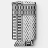 Keffiyeh Symbool van het Palestijnse Verzetspatroo (Achterkant)