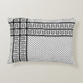 Keffiyeh Symbool van het Palestijnse Verzetspatroo Accent Kussen (Achterkant)