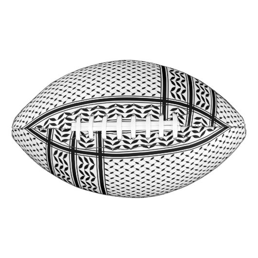 Keffiyeh Symbool van het Palestijnse Verzetspatroo American Football (Voorkant)