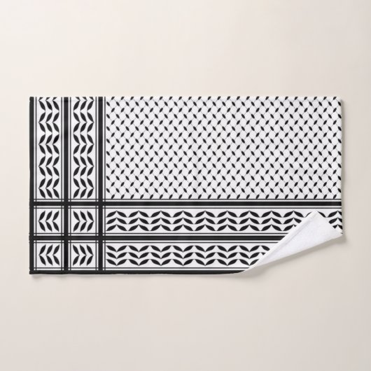 Keffiyeh Symbool van het Palestijnse Verzetspatroo Bad Handdoek (Handdoek)