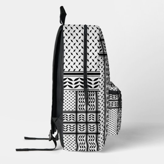 Keffiyeh Symbool van het Palestijnse Verzetspatroo Bedrukte Rugzak (Links)