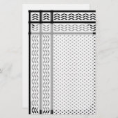 Keffiyeh Symbool van het Palestijnse Verzetspatroo Briefpapier (Voorkant / Achterkant)