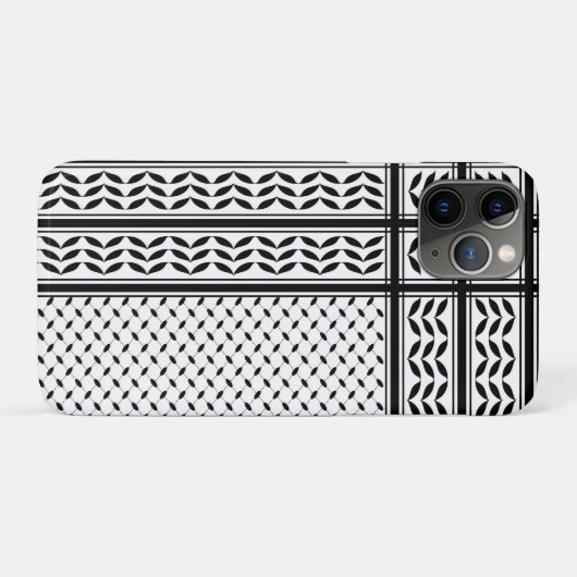 Keffiyeh Symbool van het Palestijnse Verzetspatroo Case-Mate iPhone Case (Achterkant (horizontaal))
