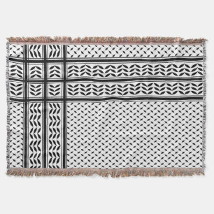 Keffiyeh Symbool van het Palestijnse Verzetspatroo Deken