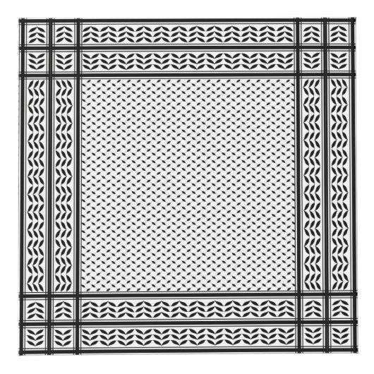 Keffiyeh Symbool van het Palestijnse Verzetspatroo Kubus (Rechts)