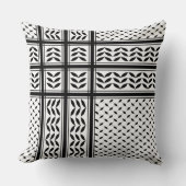 Keffiyeh Symbool van het Palestijnse Verzetspatroo Kussen (Voorkant)