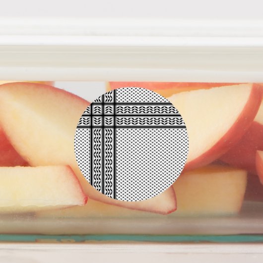 Keffiyeh Symbool van het Palestijnse Verzetspatroo Labels (Aangebracht)