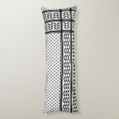 Keffiyeh Symbool van het Palestijnse Verzetspatroo Lichaamskussen (Achterkant (Verticaal))