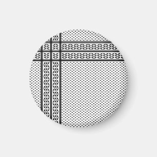 Keffiyeh Symbool van het Palestijnse Verzetspatroo Magneet