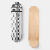 Keffiyeh Symbool van het Palestijnse Verzetspatroo Skateboard (Voorkant)