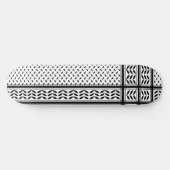 Keffiyeh Symbool van het Palestijnse Verzetspatroo Skateboard (Horizontaal)
