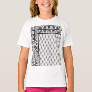 Keffiyeh Symbool van het Palestijnse Verzetspatroo T-shirt