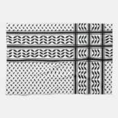 Keffiyeh Symbool van het Palestijnse Verzetspatroo Theedoek (Horizontaal)