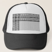 Keffiyeh Symbool van het Palestijnse Verzetspatroo Trucker Pet (Voorkant)
