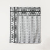 Keffiyeh Symbool van het Palestijnse Verzetspatroo Wandkleed (Voorkant)