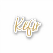 Kefir Storage Sticker (Voorkant)