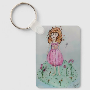 Kegelbloem fee sleutelhanger
