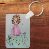 Kegelbloem fee sleutelhanger (Achterkant)