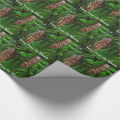 Kegels en naalden cadeaupapier (Hoek)