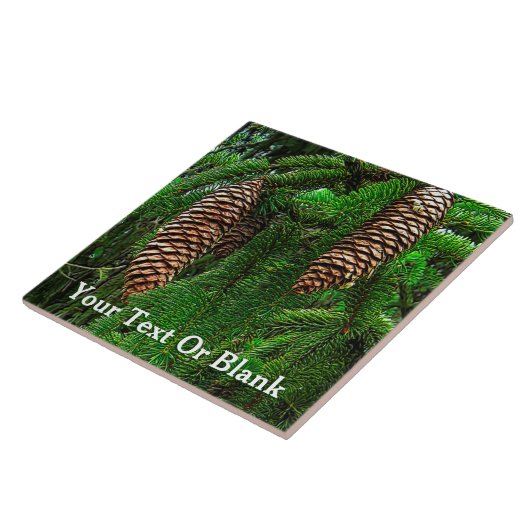 Kegels en naalden tegeltje (Zijkant)