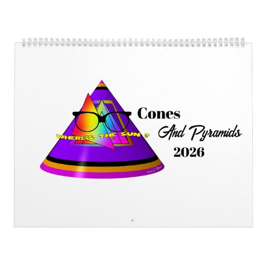 Kegels en piramides kalender (Hoes)