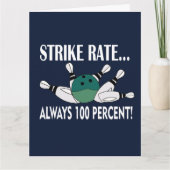 Kegelslagbal Aanvalsteam Groet Kaart (Voorkant)