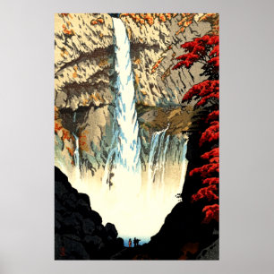 Kegon-waterval bij Nikko Kasamatsu Shiro 1952 Poster