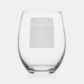 kehoeelliasa wijnglas zonder voet (Achterkant)