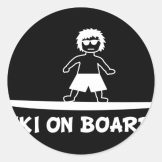 Keiki aan boord.JPG Ronde Sticker
