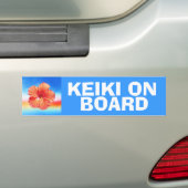 Keiki aan boord van kinderen die bumpersticker waa (Op auto)