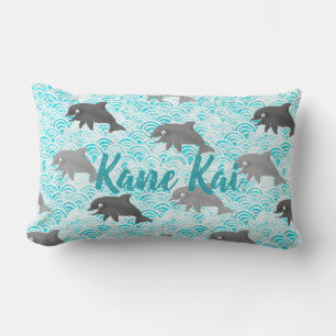 Keiki Waterverf Dolphin Wave and Pset Omkeerbaar Kussen