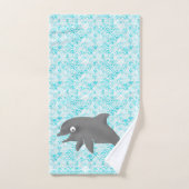 Keiki Waterverf Dolphin Wave Bad Handdoek (Handdoek)