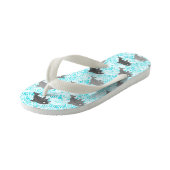Keiki Waterverf Dolphin Wave Kinder Teenslippers (Schuin)