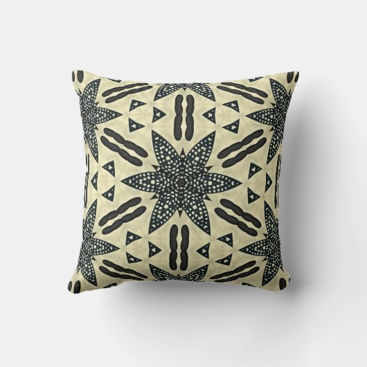 Keiko Echo - Coussin À Throw Inspiré Par Les Tribu (Verso)