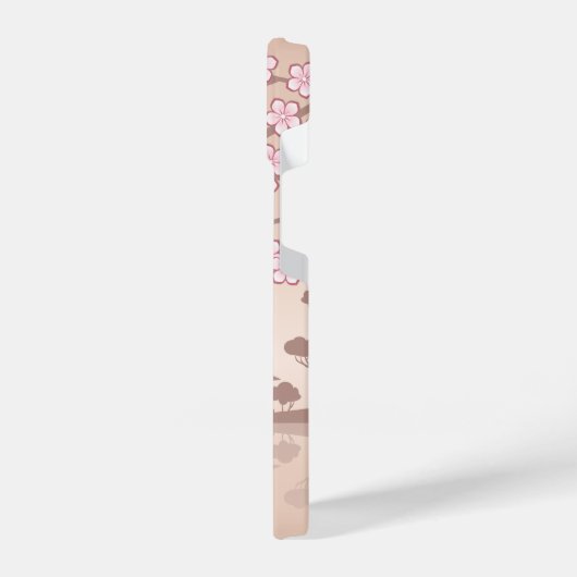 Keiko Kokeshi Doll - Blue Kimono Geisha Girl iPhone Hoesje (Linkerkant)