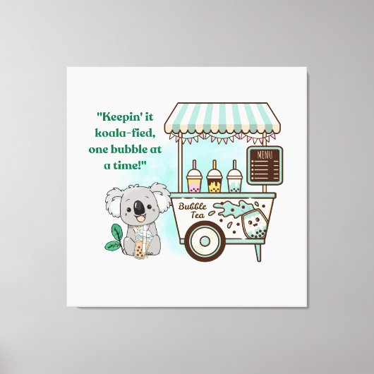 Keip Kohala - quote Canvas Afdruk (Voorkant)