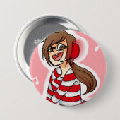 KEIpoid-toets! Ronde Button 7,6 Cm (Voorkant /achterkant)