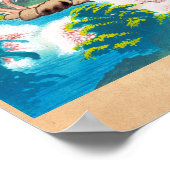 Keisui Pagoda in het japanse oostelijke voorjaar Poster (Hoek)