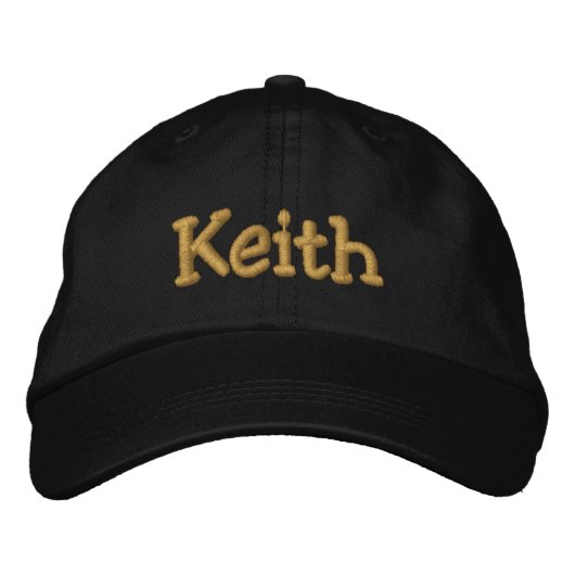 Keith Casquette / Casquette de baseball personnali (Devant)