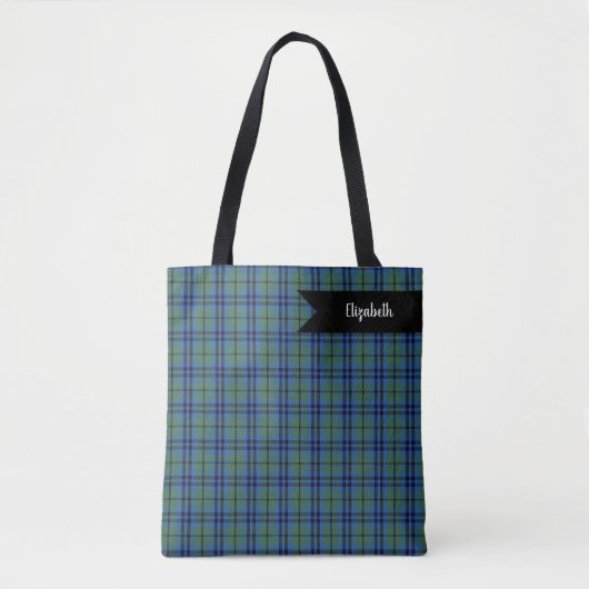 Keith Clan Scottish Tartan Pset Pattern Draagtas (Voorkant)
