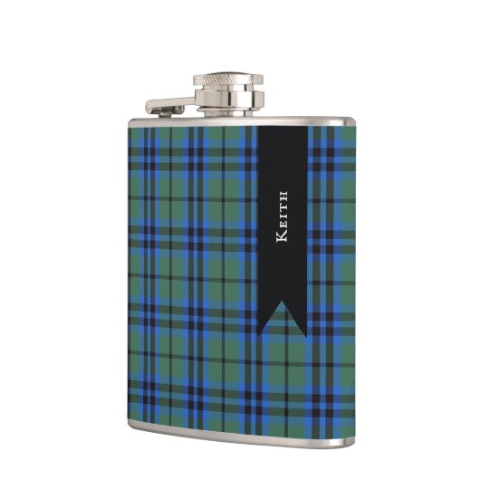 Keith Clan Scottish Tartan Pset Pattern Heupfles (Links)