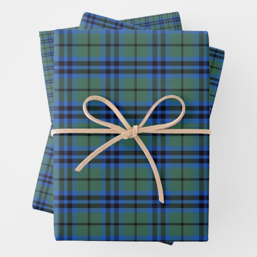 Keith Clan Scottish Tartan Pset Pattern Inpakpapier Vel (In situ)