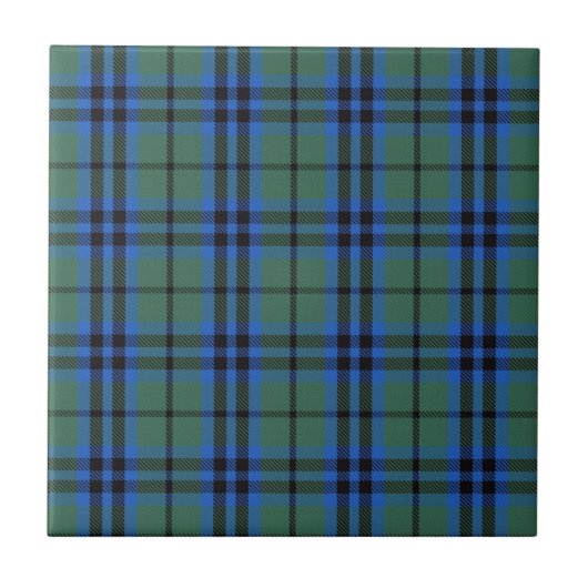 Keith Clan Scottish Tartan Pset Pattern Tegeltje (Voorkant)