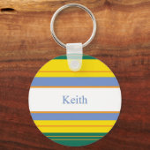 Keith Classic Stripes Sleutelhanger (Voorkant)