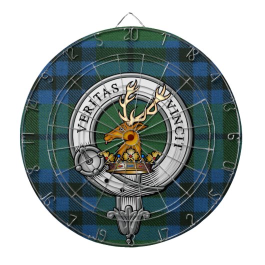 Keith Crest en Tartan Dartbord (Voorkant)