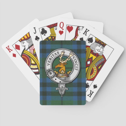 Keith Crest en Tartan Pokerkaarten (Achterkant)