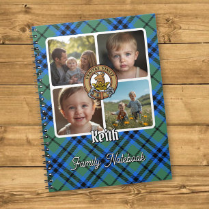 Keith familie foto collage notitieboek
